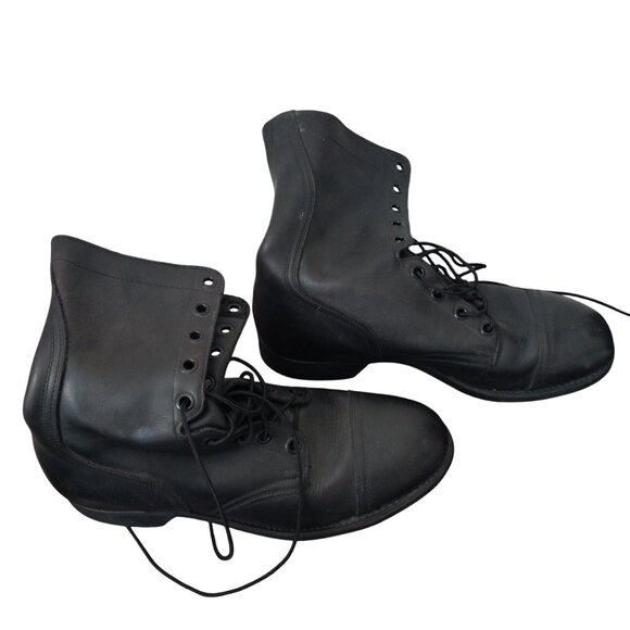 Biltrite Vintage Military Combat Leather Boots Mens Size 10W Good Condition - Picture 2 of 16